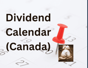 Dividend calendar