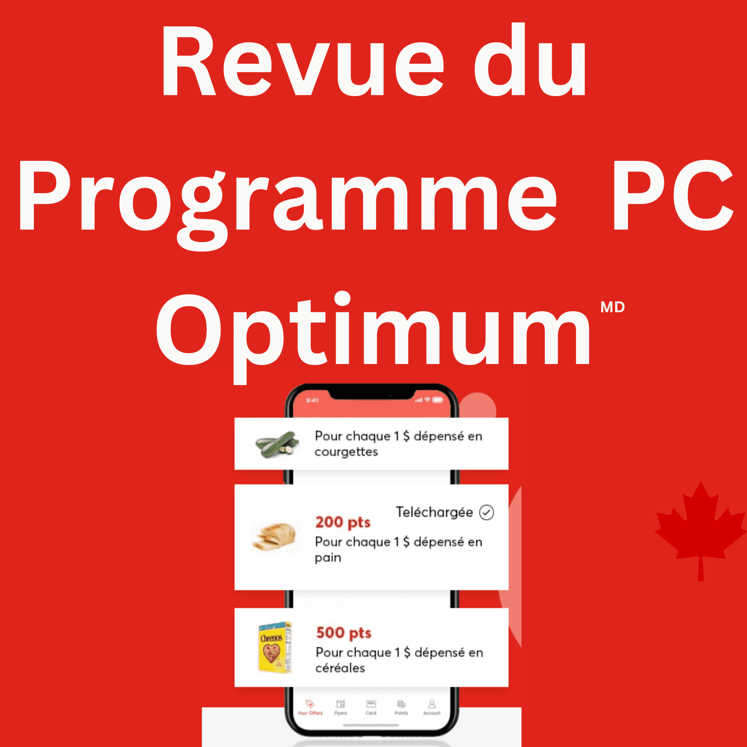 Avis: Programme PC Optimum (Québec)