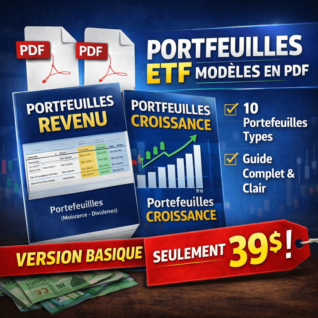 Portefeuilles Modèles ETF – Revenu & Croissance + Guide